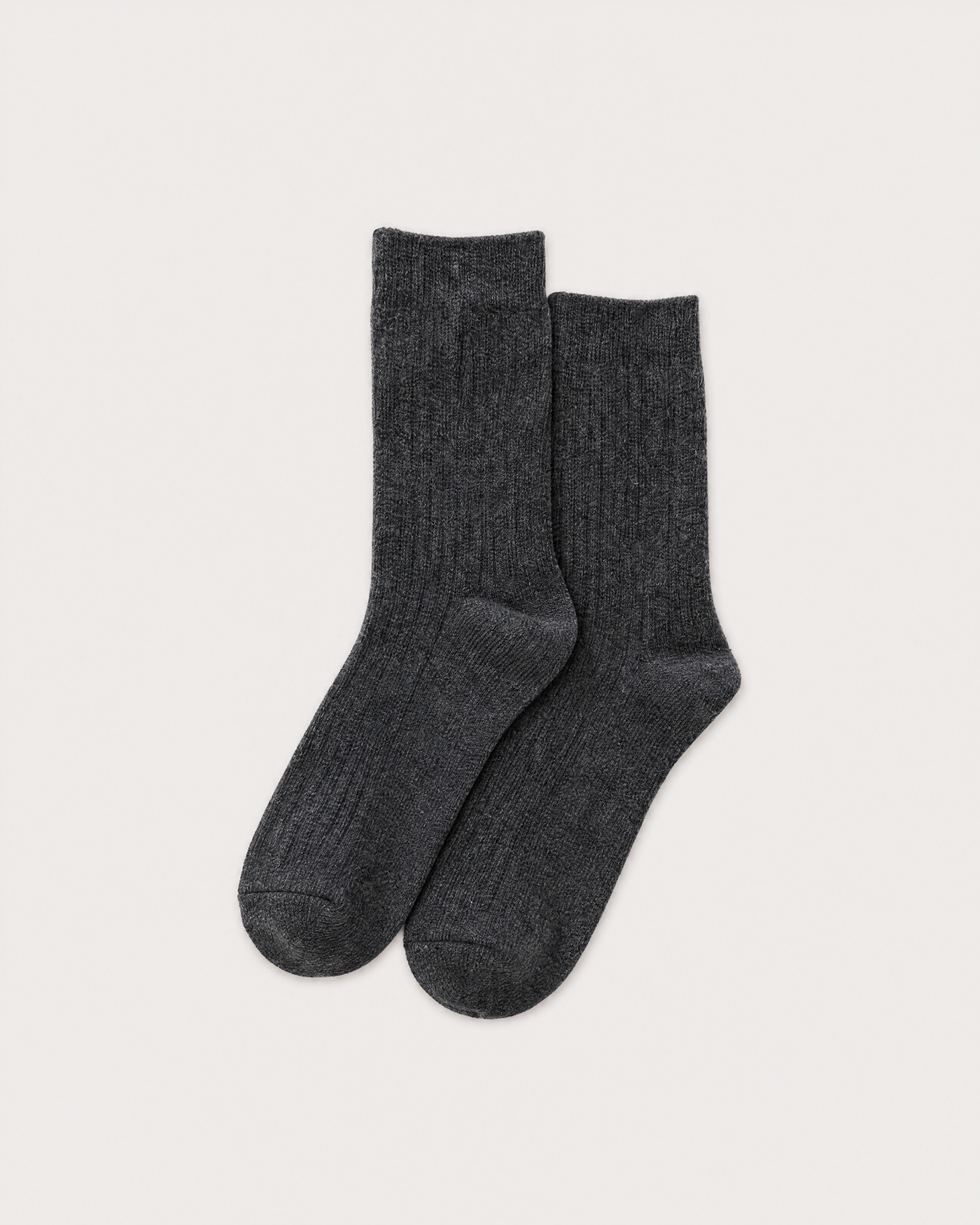 Cosy Ribbed Cashmere Wool Blend Socks