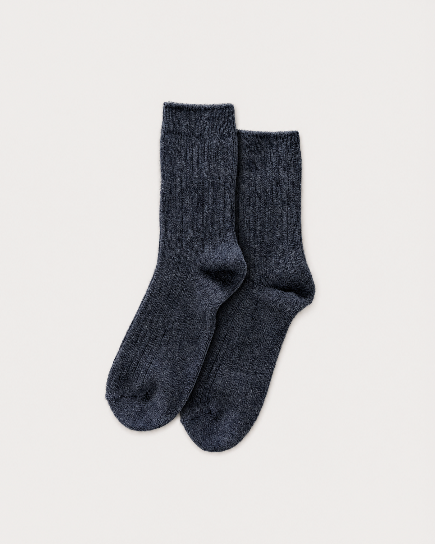 Cosy Ribbed Cashmere Wool Blend Socks